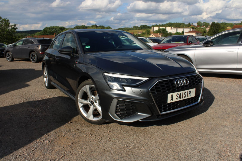 Audi A3 SPORTBACK TFSI S LINE 150CV STRONIC Essence GRIS DAYTONA Occasion à vendre