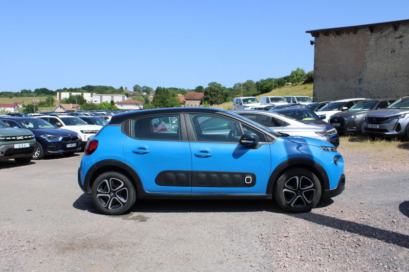 Photo 5 de l'offre de CITROEN C3 III 1L5 BLUEHDI 100 CV SHINE BICOLOR CAMÃRA 180 GPS USB BLUETOOTH ABS RÃGULATEUR ESP à 10990€ chez Bougel transactions