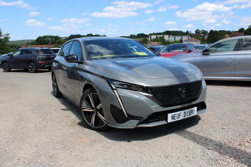 Peugeot 308 PHASE 4 GT BLUEHDI 130 EAT8 BOITE AUTO CUIR CAMÃRA 180 JANTES 18 REGULATEUR ADAPTATIF Hybride GRIS SELENIUM Occasion à vendre