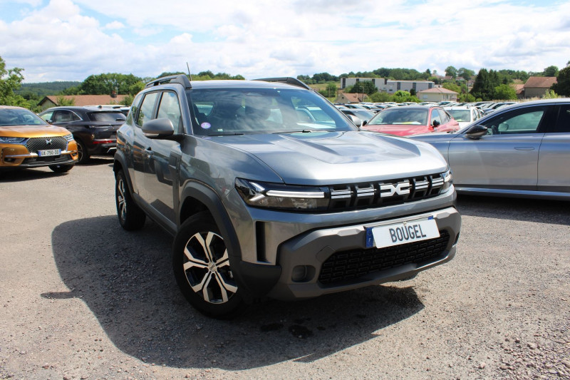 Dacia DUSTER VI TCE MILD HYBRID 130 CV EXPRESSION GPS CARPLAY JA 17 ATTELAGE FULL LED RÃGULATEUR ESSENCE/MICRO-HYBRID GRIS SHISTE Occasion à vendre