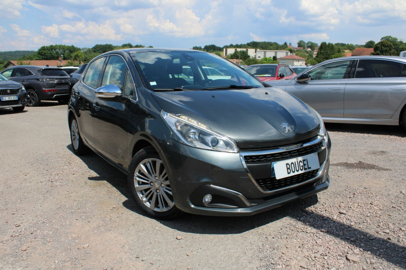 Peugeot 208 II ALLURE 1L6 BLUE HDI 100 CV GPS MIROR LINK USB JA 16 RADAR BLUETOOTH RÃGULATEUR Diesel GRIS PLATINIUM Occasion à vendre