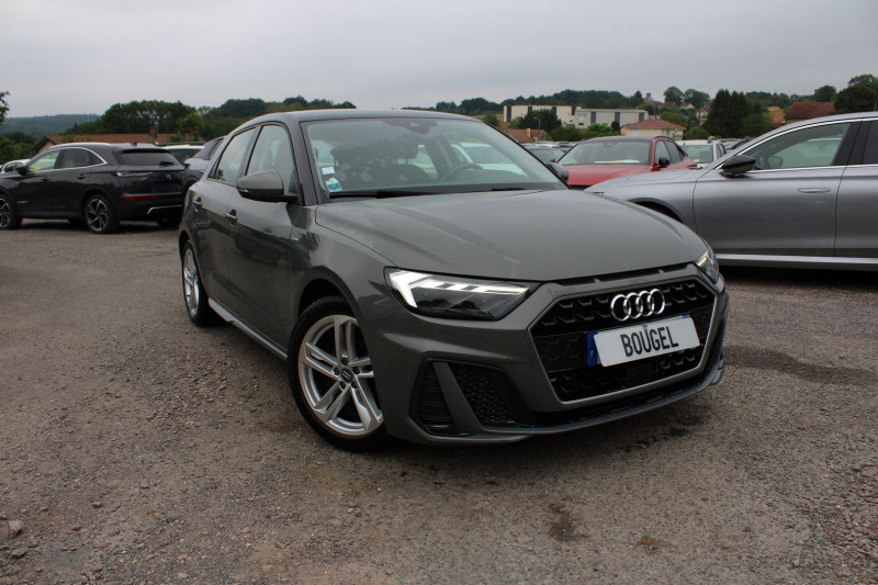 Audi A1 SPORTBACK TFSI PACK S-LINE 116 CV GPS CARPLAY FULL LED AUDIO USB JA 17 I-COKPIT RÃGULATEUR  GRIS NARDO Occasion à vendre