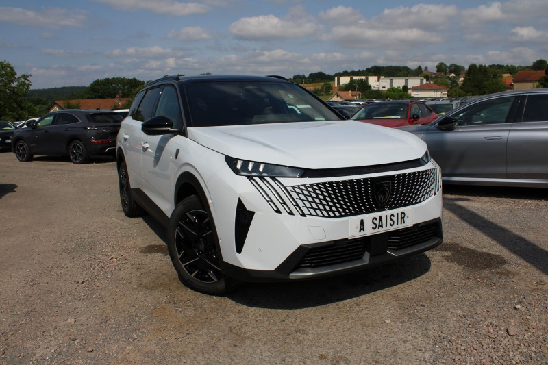 Peugeot 5008 PHASE 5 GT BICOLOR HYBRID 145 CV 7 PLACES EAT8 BOITE AUTO CUIR CAMÃRA 360 JANTES 19 Hybride BLANC TOIT NOIR Occasion à vendre