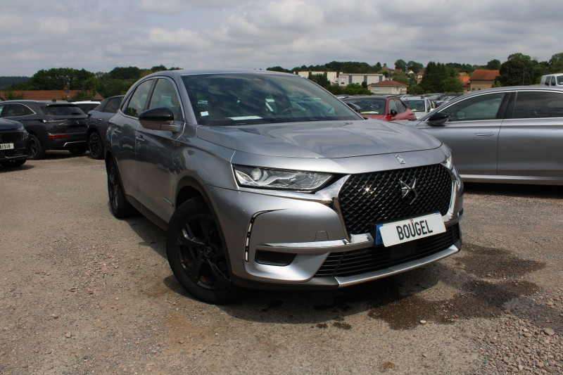 Ds DS 7 CROSSBACK RIVOLI BLUE HDI 130 CV GPS 3D XÃNON+LED USB JA 18 I-COKPIT CUIR BOITE AUTO EAT-8 Diesel GRIS ARTENSE Occasion à vendre