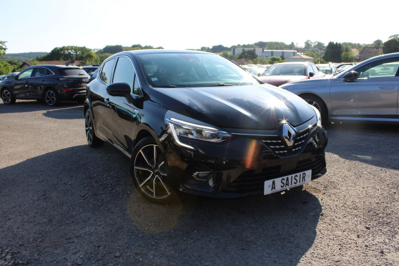 Renault CLIO 5 INITIALE PARIS LUXE BLUEDCI 115 CV DIESEL CUIR CAMÃRA GRAND GPS 3D FULL LEDS Essence NOIRE INTENSE Occasion à vendre
