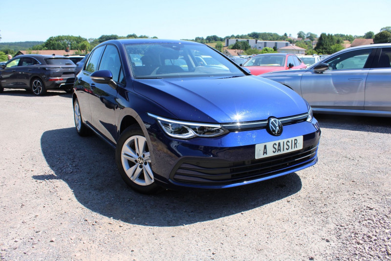 Volkswagen GOLF 8 LIFE 2L TDI 115 CV GPS 3D I-COKPIT USB JA 16 FULL LED PK HIVER BOITE AUTO DSG-7 Diesel BLEU CRÃPUSCULE Occasion à vendre