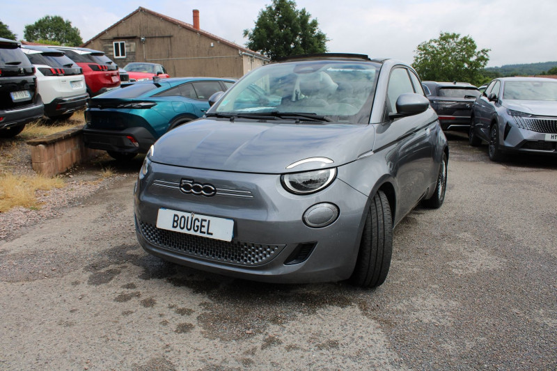 Photo 5 de l'offre de FIAT 500C 42 KWH ICONE ELECT CABRIOLET BOITE AUTO RADARS GRAND GPS USB LEDS RÃGULATEUR ABS à 16500€ chez Bougel transactions