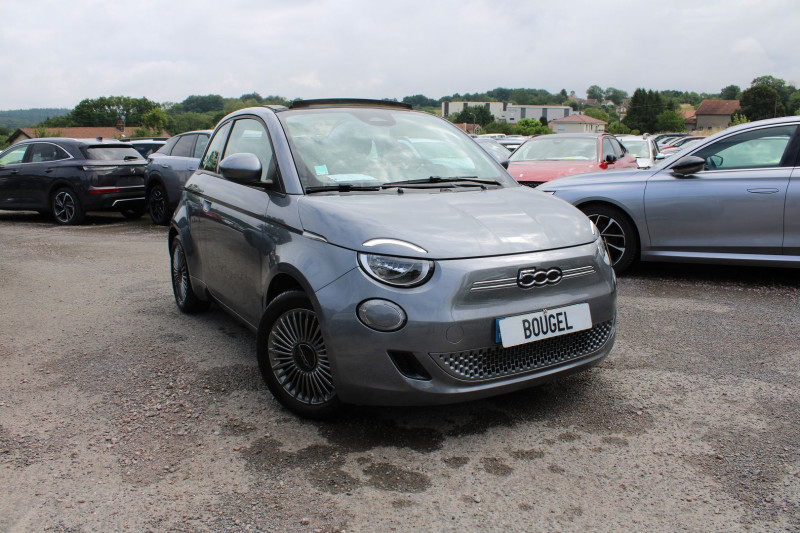 Photo 2 de l'offre de FIAT 500C 42 KWH ICONE ELECT CABRIOLET BOITE AUTO RADARS GRAND GPS USB LEDS RÃGULATEUR ABS à 16500€ chez Bougel transactions