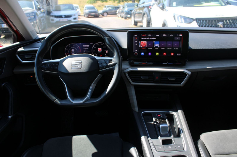 Photo 11 de l'offre de SEAT LEON 2L TDI 150 CV XCELLENCE GPS 3D CAMÃRA RE USB JA 18 I-COKPIT RÃGULATEUR BOITE DSG à 21500€ chez Bougel transactions
