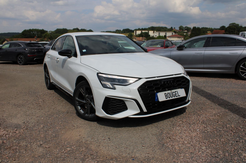 Audi A3 SPORTBACK 45 TFSI E-TRON HYBRIDE 245 CV USB GPS 3D CAMÃRA I-COKPIT FULL LED BOITE S-TRONIC Essence BLANC NACRÃ Occasion à vendre
