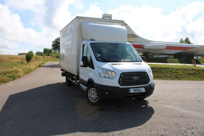 Ford TRANSIT FOURGON 2L TDCI 130 CV AMBIENTE GPS TYPE DÃMÃNAGEMENT CAISSE ALU MONTE CHARGE Diesel BLANC UTILE Occasion à vendre