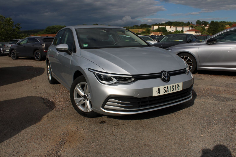 Volkswagen GOLF 8 LIFE 2L TDI 115 CV GPS 3D I-COKPIT USB JA 16 FULL LED RADAR RÃGULATEUR BLUETOOTH Diesel GRIS PLATINE Occasion à vendre