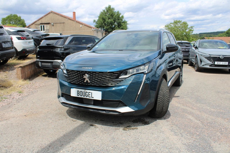 Photo 4 de l'offre de PEUGEOT 5008 PHASE 4 ALLURE PACK EAT8 BOITE AUTO PALETTE HYBRID 136 CV CAMÃRA 180 MI CUIR  7 PLACES à 26900€ chez Bougel transactions