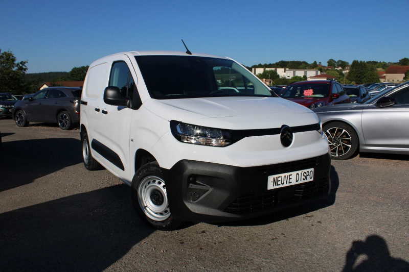 Citroen BERLINGO 5 HDI 100 CV AFFAIRE "3 PLACES" RÃGULATEUR GPS CARPLAY BLUETOOTH TVA=17920 E HT Diesel BLANC UTILITAIRE Occasion à vendre