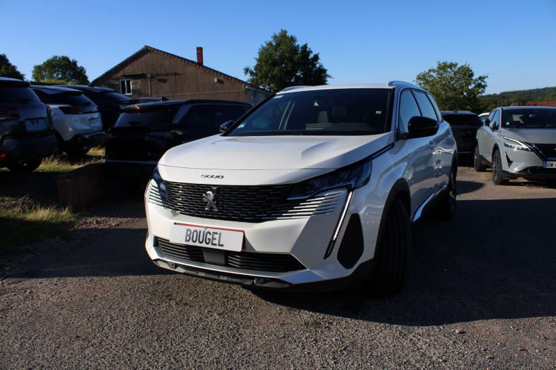 Photo 4 de l'offre de PEUGEOT 5008 PHASE 4 ALLURE PACK EAT8 BOITE AUTO PALETTE HYBRID 136 CV CAMÃRA 360 MI CUIR  7 PLACES à 28900€ chez Bougel transactions
