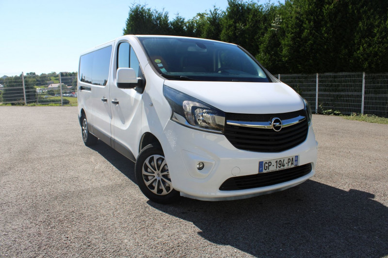Opel VIVARO COMBI L2 H1 CDTI 125 CV "6 PLACES" GPS CAMÃRA GRIP USB BLUETOOTH ATTELAGE RÃGULATEUR Diesel BLANC UTILITAIRE Occasion à vendre