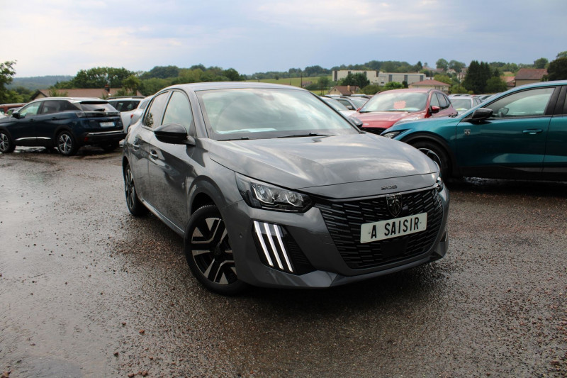 Peugeot 208 PHASE 4 ALLURE 100 CV HYBRIDE GPS 3D CAMÃRA USB JA 16 I-COKPIT FULL LED BOITE AUTO DSC-6 Hybride GRIS SELENIUM Occasion à vendre