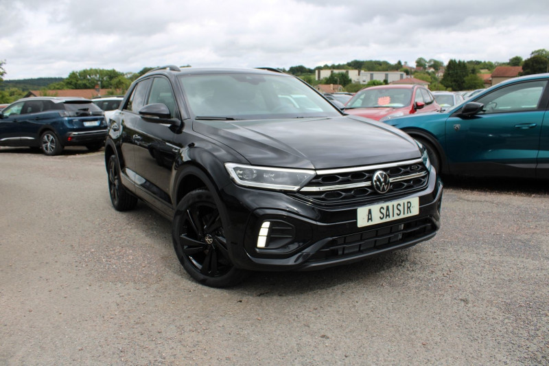 Volkswagen T-ROC 2L TDI 150 CV R-LINE DSG7 BOITE AUTO CAMÃRA GPS USB FULL LEDS MI CUIR JANTES 18 Diesel DEEP BLACK Occasion à vendre