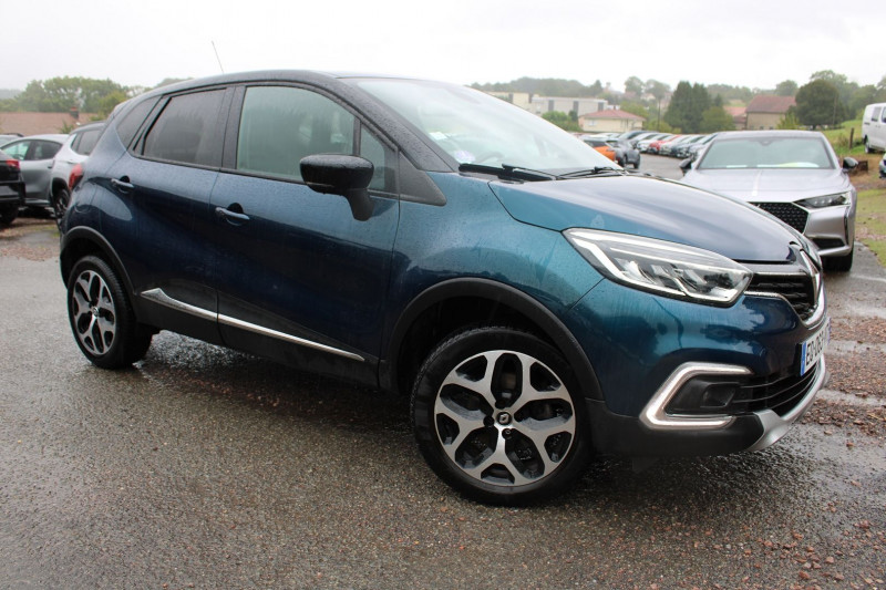 Renault CAPTUR II TCE 120 CV ENERGY INTENSE GPS 3D CAMÃRA USB JA 17 FULL LED BLUETOOTH RÃGULATEUR Essence BLEU / TOIT NOIR Occasion à vendre