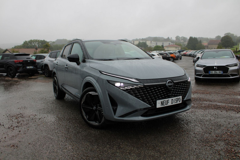 Photo Nissan QASHQAI VI N-DESIGN E-POWER 190 CV HYBRIDE GPS 3D I-COKPIT TOIT PANO JA 20 BOITE AUTO CVT Hybride GRIS / TOIT NOIR en vente chez Bougel transactions Nissan QASHQAI VI N-DESIGN E-POWER 190 CV HYBRIDE GPS 3D I-COKPIT TOIT PANO JA 20 BOITE AUTO CVT Hybride GRIS / TOIT NOIR Occasion à vendre