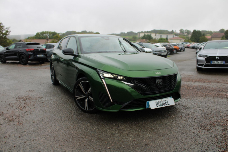 Peugeot 308 PHASE 4 BLUE HDI 130 CV GT GPS 3D CAMÃRA RE USB JA 18 FULL LED I-COKPIT BOITE AUTO EAT-8 Diesel VERT OLIVE Occasion à vendre