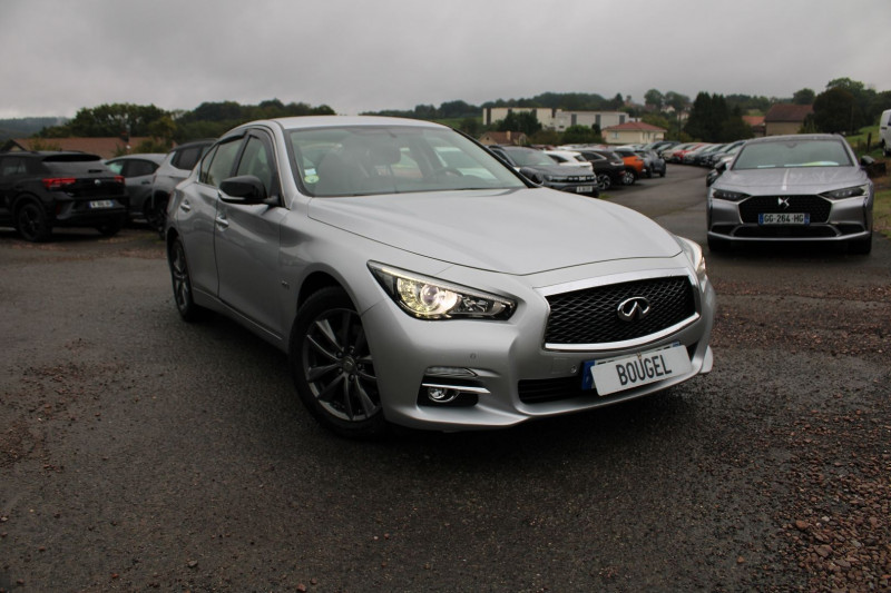 Infiniti Q50 EXECUTIVE 2L2 D 170 CV GPS 3D FULL LED USB JA 17 BLUETOOTH RÃGULATEUR BOITE AUTO Diesel GRIS SYLVER Occasion à vendre