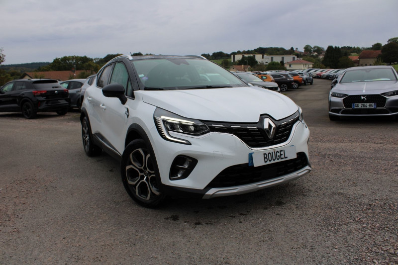Renault CAPTUR 4 INTENS TCE 100 CV GPS 3D CAMÃRA USB JA 18 I-COKPIT ATTELAGE FULL LED RÃGULATEUR Essence BLANC/TOIT NOIR Occasion à vendre