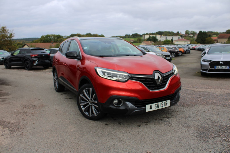 Renault KADJAR DCI 110 CV INTENSE BOSE CAMÃRA GPS USB CUIR RÃGULATEUR BLUETOOTH TOIT PANO  BV.6 Diesel ROUGE FLAMME Occasion à vendre