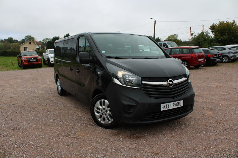 Opel VIVARO COMBI 1L6 CDTI DIESEL 9 PLACES CAMÃRA GPS USB BLUETOOTH ABS RÃGULATEUR ATTELAGE CLIMAT Diesel NOIR COSMOS Occasion à vendre