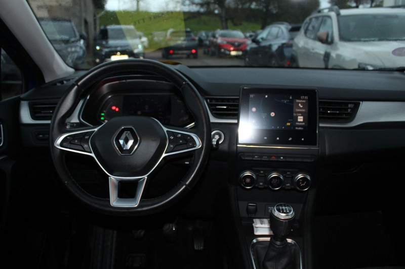 Photo 11 de l'offre de RENAULT CAPTUR 4 TCE 100 INTENSE BOITE 6V BICOLOR CUIR CAMÃRA GPS USB JANTES 17 CLIM AUTO LEDS à 16500€ chez Bougel transactions