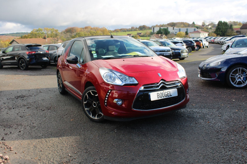 Citroen DS3 CABRIO AIRDREAM SO CHIC 1L6 E-HDI 92 CV JA 17 USB RADAR BLUETOOTH RÃGULATEUR BOITE AUTO Diesel BORDEAU PASSION Occasion à vendre