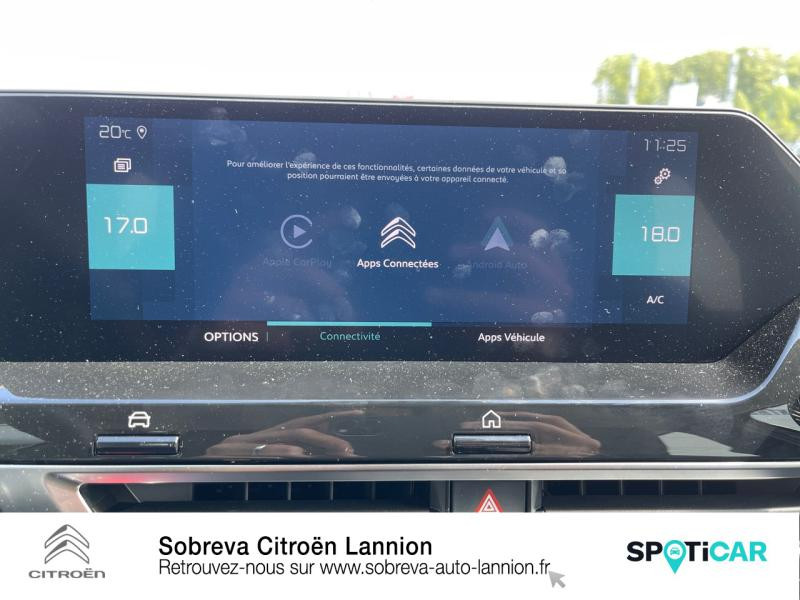 Photo 14 de l'offre de CITROEN C4 Moteur électrique 136ch (100 kW) Feel Pack Automatique à 38900€ chez Sobreva - Citroën Lannion