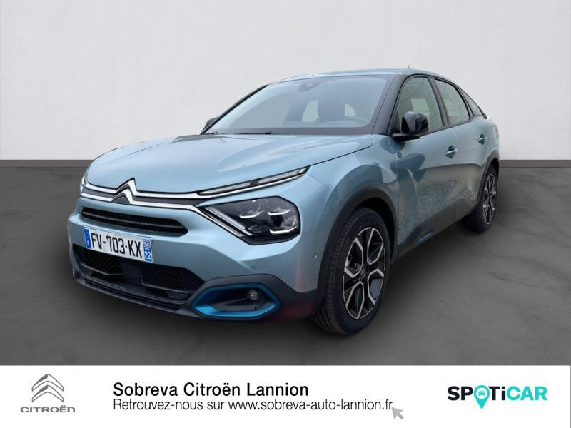 Photo 1 de l'offre de CITROEN C4 Moteur électrique 136ch (100 kW) Feel Pack Automatique à 26990€ chez Sobreva - Citroën Lannion