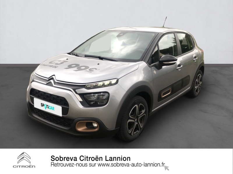 Citroen C3 1.2 PureTech 110ch S&S C-Series 120-121g Essence Gris Acier (M) Occasion à vendre