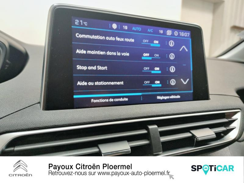Photo 15 de l'offre de PEUGEOT 3008 1.6 BlueHDi 120ch Allure S&S à 20900€ chez Garage Payoux - Citroën Ploermel