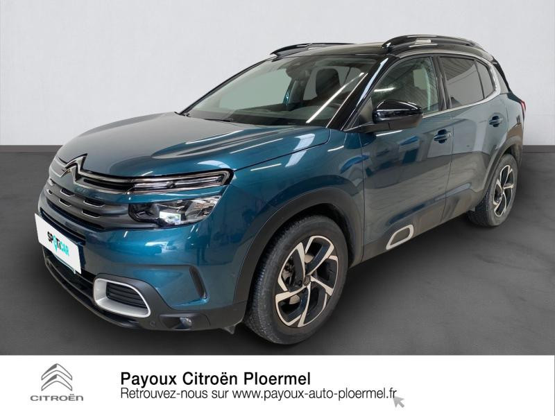 Citroen C5 Aircross PureTech 130ch S&S Feel Essence Bleu Tijuca - Toit Noir Perla Nera Occasion à vendre