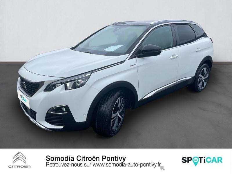 Peugeot 3008 1.5 BlueHDi 130ch E6.c GT Line S&S  6cv Diesel Blanc Nacré (S) Occasion à vendre