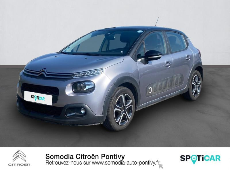 Photo 1 de l'offre de CITROEN C3 1.2 PureTech 110ch S&S Shine EAT6 à 18980€ chez Somodia - Citroën Pontivy