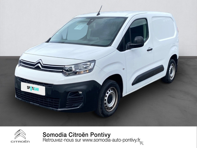 Citroen Berlingo Van M 650kg BlueHDi 100 S&S Driver Diesel Blanc Banquise Occasion à vendre