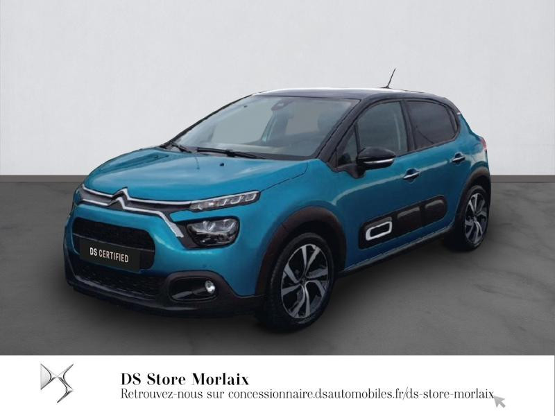 Photo 1 de l'offre de CITROEN C3 1.2 PureTech 110ch S&S Shine EAT6 à 17980€ chez Somoda - Citroën Morlaix