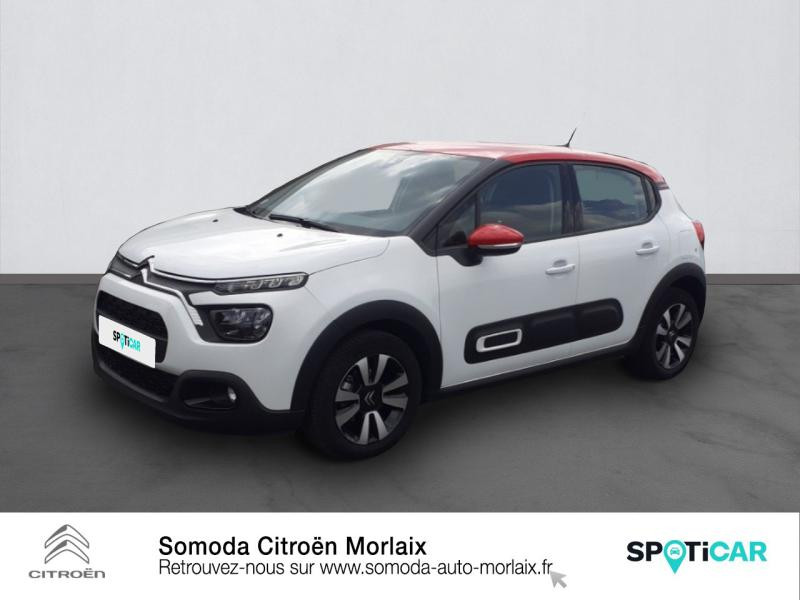 Photo 1 de l'offre de CITROEN C3 1.2 PureTech 110ch S&S Shine EAT6 à 17980€ chez Somoda - Citroën Morlaix