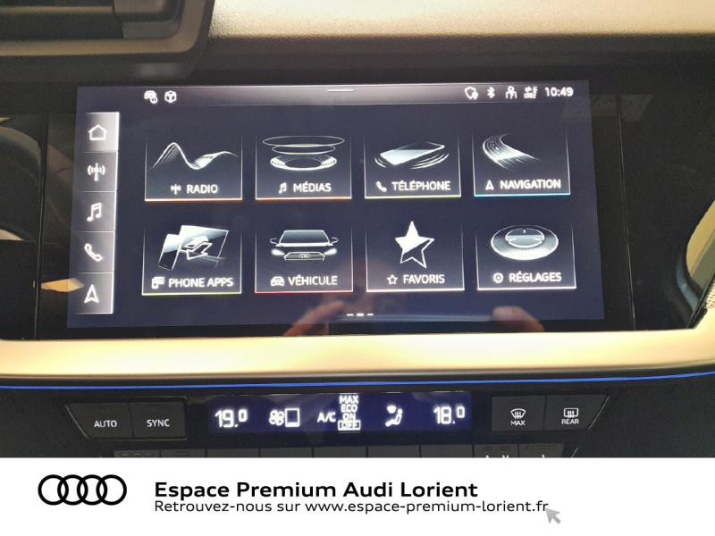 Photo 16 de l'offre de AUDI A3 Sportback 35 TFSI 150ch Design Luxe à 38990€ chez Espace Premium – Audi Lorient