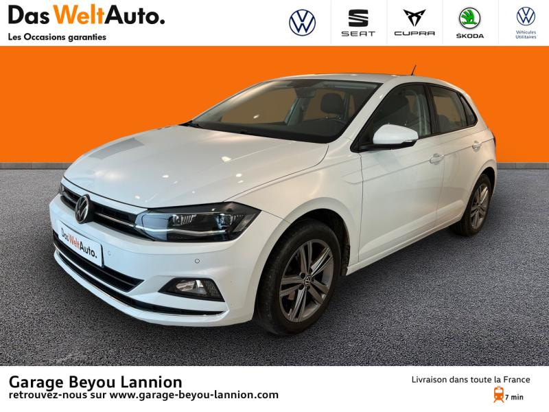 Volkswagen Polo 1.0 TSI 95ch Carat Euro6d-T Essence Blanc Pur Occasion à vendre