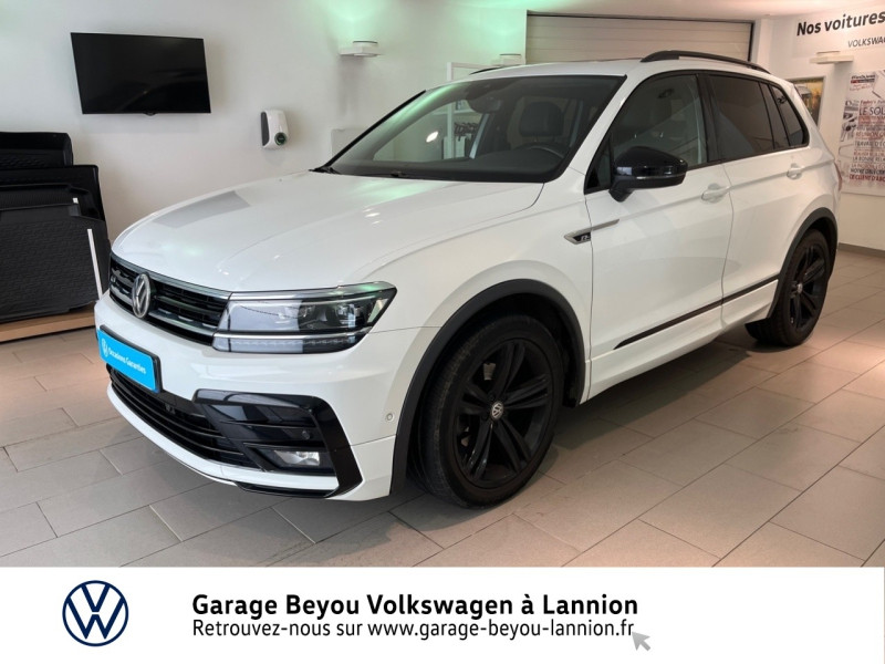 Volkswagen Tiguan 1.5 TSI EVO 150ch Black R-Line DSG7 Euro6dT Essence Blanc Occasion à vendre