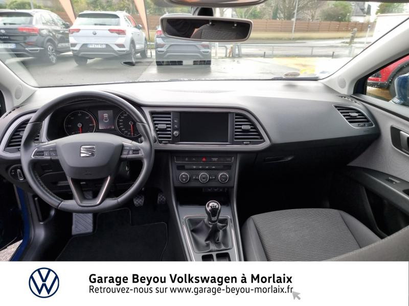 Photo 6 de l'offre de SEAT Leon 1.6 TDI 115ch Style Euro6d-T à 15490€ chez Garage Beyou - Volkswagen Morlaix