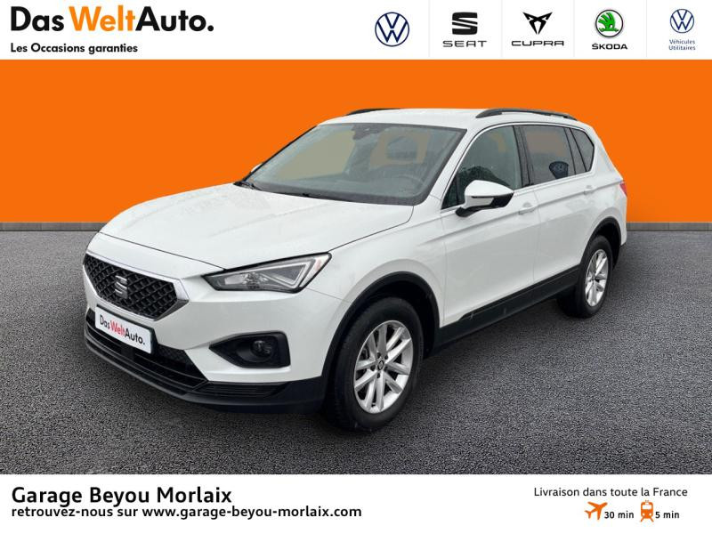 Seat Tarraco 2.0 TDI 150ch Style 7 places Diesel Blanc Perle Métal Occasion à vendre