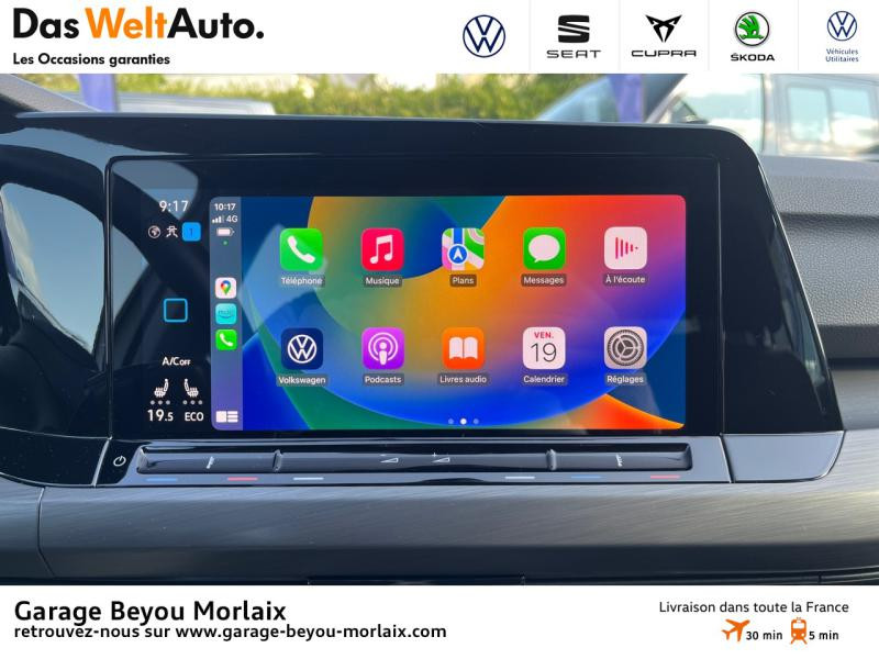 Photo 8 de l'offre de VOLKSWAGEN Golf 1.4 eHybrid OPF 204ch Style 1st DSG6 à 29990€ chez Garage Beyou - Volkswagen Morlaix