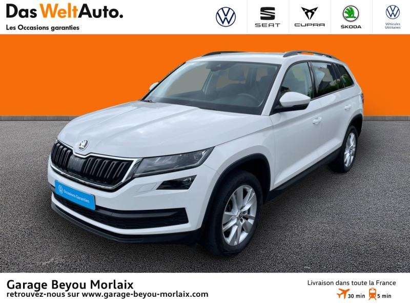 Skoda Kodiaq 2.0 TDI 150 SCR Business DSG Euro6d-T 7 places Diesel Blanc Occasion à vendre