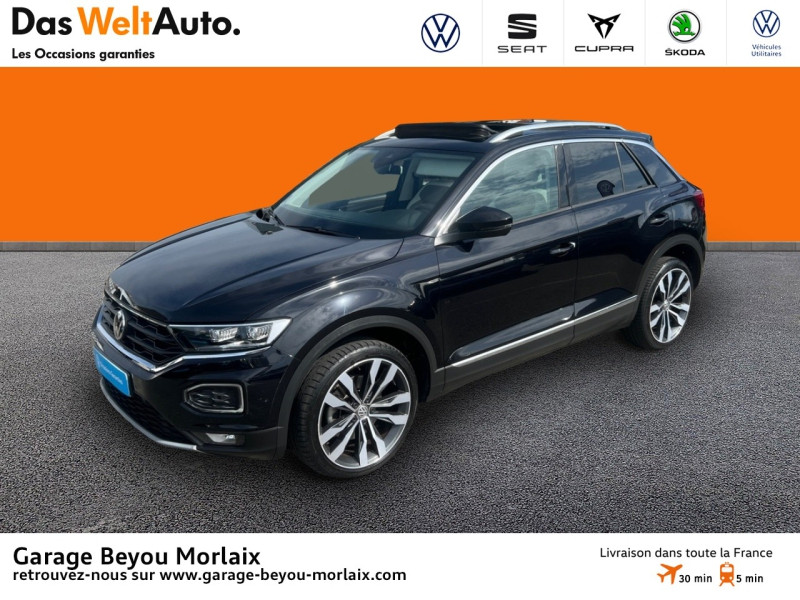 Volkswagen T-Roc 1.5 TSI EVO 150ch Carat Exclusive DSG7 Euro6d-T Essence Noir Intense nacrée Occasion à vendre