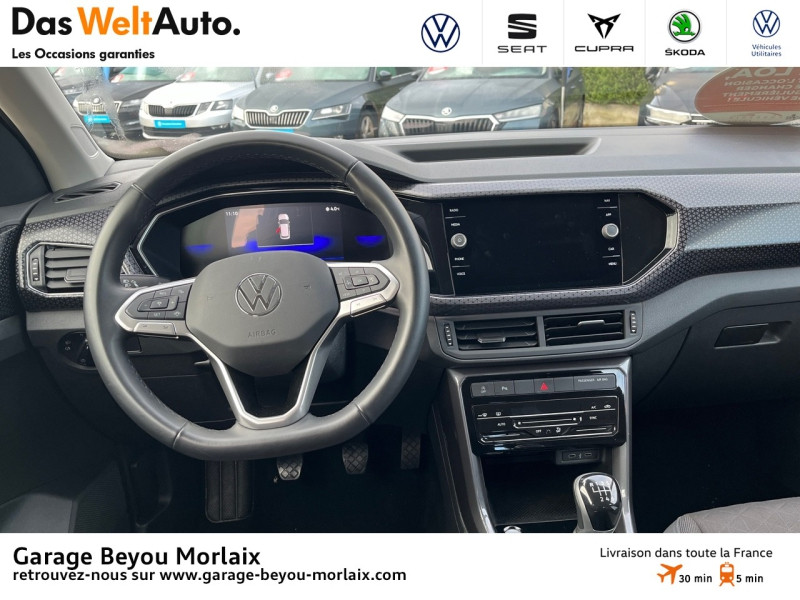 Photo 7 de l'offre de VOLKSWAGEN T-Cross 1.0 TSI 110ch R-Line Tech à 20990€ chez Garage Beyou - Volkswagen Morlaix